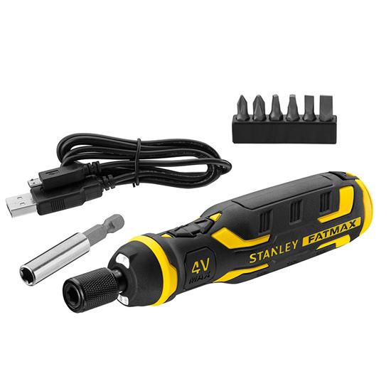 DESTORNILLADOR ELECTRIC 4V 6 PECES AMB LLUM. STANLEY FATMAX