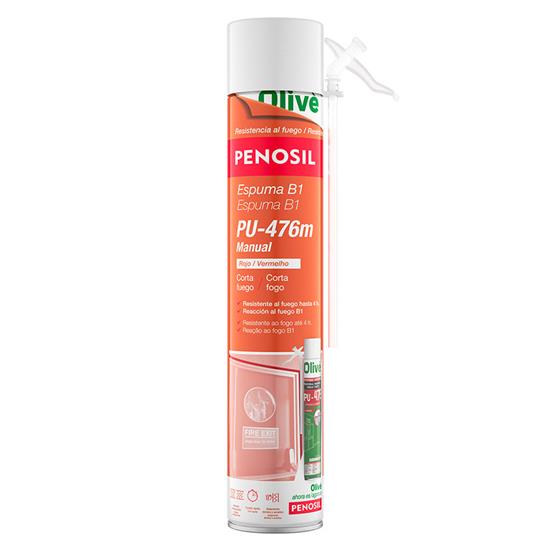 Aerosol espuma poliuretano b1 pu-476p ignifuga cor