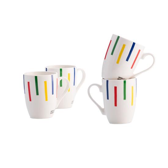 MUG PORCELLANA 360ml BENETTON Cx.4uds